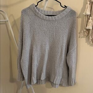 Aerie Soft Knit Gray Sweater
